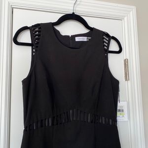 NWT Black Calvin Klein Dress with Cutouts